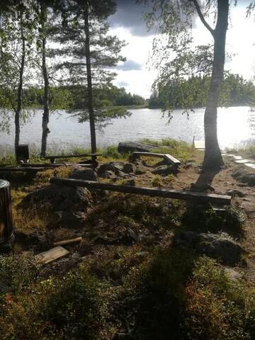 Фото номера Шале с одной спальней Кемпинги Pirttiniemen Lomakylä г. Muurasjärvi 15
